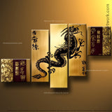 Dragon Asian Art Painting 147 - 58x36in