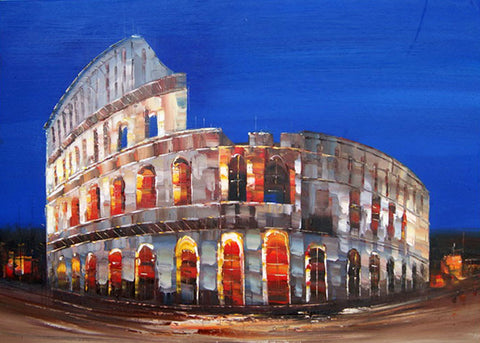 Rome Colosseum Painting 40x30in