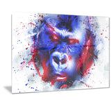 Watchful Gorilla- Animal Canvas Print PT2358