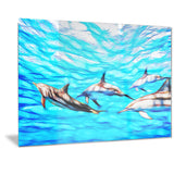 Family of Dolphins - Ocean PT2403