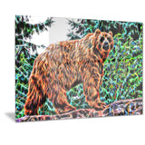 Brown Bear - Canvas Art PT2434