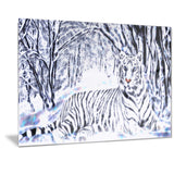 White Tiger White Forest - PT2451