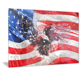 American Eagle and Flag PT2807