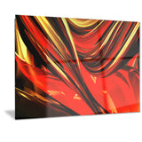 Fire Lines Red Abstract Digital canvas Art PT3011