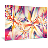 Crystalize Pink Floral Art on canvas  PT3013