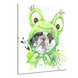 french bulldog illustration animal canvas artwork PT6054