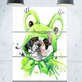 french bulldog illustration animal canvas artwork PT6054