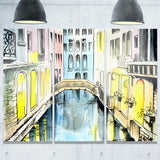 canal in venice cityscape canvas artwork PT6077