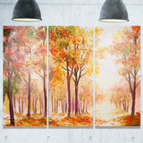 autumn everywhere forest landscape canvas artwork PT6100