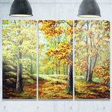 autumn wood landscape canvas art print PT6149