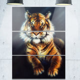 mighty tiger animal canvas artwork PT6272