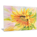 sunflower oil painting floral canvas art print PT6295