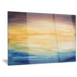 abstract water sunset abstract canvas print PT6374