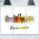 jacksonville skyline cityscape canvas art print PT6418