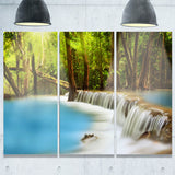 huai mae kamin waterfall photography canvas art print PT6445