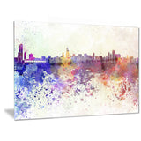 chicago skyline cityscape canvas art print PT6542