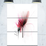 abstract flower floral digital canvas art print PT6656