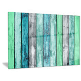 painted wooden planks digital canvas art print PT6702