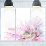 lovely pink flowers floral contemporary canvas art print PT6708