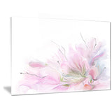 lovely pink flowers floral contemporary canvas art print PT6708