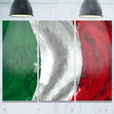 italy flag contemporary canvas art print PT6726