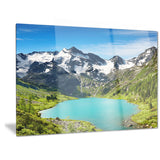 mountain lake landscape photography canvas art print PT6730