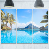 bora bora landscape photography canvas art print PT6804