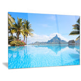 bora bora landscape photography canvas art print PT6804