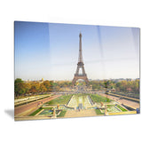 wide view of eiffel tower landscape photo canvas print PT6857