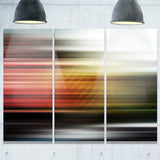 horizontal lights contemporary art canvas print PT6859