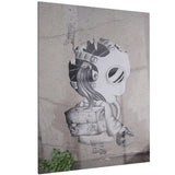 rat catcher robot street art canvas print PT6941