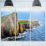 rocky ocean coastline scotland photo canvas art print PT6979