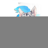 siberian husky dog in sunglasses animal art canvas print PT7062