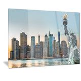 new york city skyline panorama photo canvas print PT7075