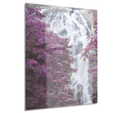 klonglan waterfall floral canvas art print  PT7113