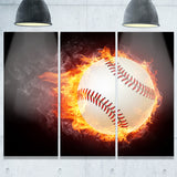 baseball ball sports digital art print on canvas PT7152