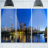 calgary skyline cityscape photography canvas art print PT7363