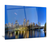 calgary skyline cityscape photography canvas art print PT7363