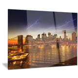 manhattan sunset on east river cityscape photo canvas print PT7558