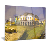 colosseum by night landscape monumental canvas print PT7559