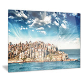 sydney bondi beach panorama landscape canvas art print PT7560