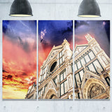 cathedral of santa croce in florence cityscape photo canvas print PT7562