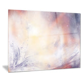 blurry watercolor with star abstract painting canvas print PT7676