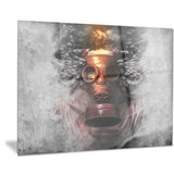 toxic man in mask portrait digital art canvas print PT7902