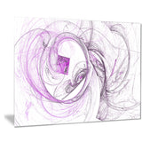 billowing smoke purple abstract digital art canvas print PT7964