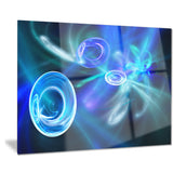 blue fractal desktop wallpaper abstract digital art canvas print PT8010