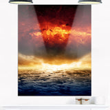 dramatic apocalyPTic design modern spacescape canvas print PT8071