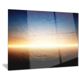 sunset on planet mars modern spacescape canvas print PT8087