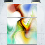 rays of speed curved abstract digital art canvas print PT8132