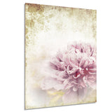 pink peony in vintage style floral digital canvas art print PT8294